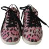 Multicolor Crocodile Leather Sneakers - Image 4