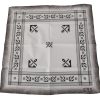 Chic White Cotton Men's Scarf - Image 3