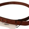 Elegant Brown Leather Fashion Belt - Image 2