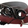 Elegant Maroon Leather Fashion Belt - Image 3