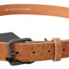 Chic Light Brown Leather Fashion Belt - Image 2