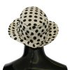 Chic Black Polka Dot Trilby Hat - Image 3