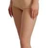 Beige Lace Panel Stretch Bodysuit - Image 2