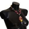Multicolor Crystal Statement Necklace - Image 5