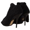 Elegant Stretch Sock Boots in Black - Image 4