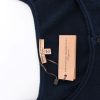 Chic Cashmere-Blend Cropped Sweater in Blue - Image 6