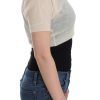 Elegant Off-White Cropped Alpaca-Wool Blend Sweater - Image 4