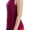 Stunning Silk Sleeveless Purple Blouse - Image 2