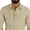 Elegant Sicilia Checkered Cotton Shirt - Image 3