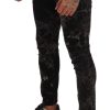 Slim Fit Patterned Skinny Jeans - Image 3