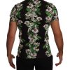 Elegant Floral Crewneck Tee for Men - Image 5