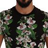 Elegant Floral Crewneck Tee for Men - Image 3