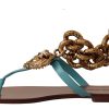 Chic Gladiator Flats with Heart Devotion Detail - Image 8