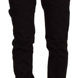 Chic Black Low Waist Skinny Jeans