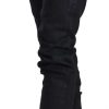 Chic Low Waist Skinny Black Denim - Image 2