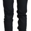 Chic Low Waist Skinny Black Denim - Image 3