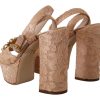 Elegant Pink Platform Heels - Image 3