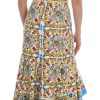 Majolica Print Midi Sheath Dress - Image 3