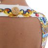 Majolica Print Midi Sheath Dress - Image 5