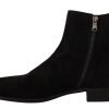 Elegant Suede Leather Chelsea Boots - Image 5