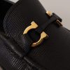 Elegant Black Calf Leather Loafers - Image 8
