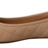 Elegant Quilted Leather Flats - Chic Dual-Tone Design - Image 2