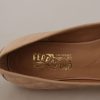 Elegant Quilted Leather Flats - Chic Dual-Tone Design - Image 7