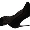 Elegant Black Stretch Socks Boots - Image 7