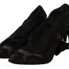 Elegant Stretch Sock Boots in Sleek Black - Image 2