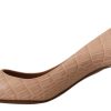 Elegant Beige Leather Pumps - Image 4