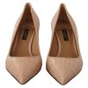 Elegant Beige Leather Pumps - Image 7