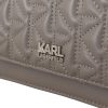 Elegant Grey Leather Crossbody Bag - Image 6