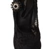 Elegant Black Lace Stiletto Pumps - Image 4