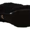 Elegant Black Mid-Calf Viscose Boots - Image 5