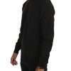Elegant Brown Virgin Wool Sweater - Image 2