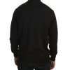 Elegant Brown Virgin Wool Sweater - Image 3