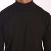 Elegant Brown Virgin Wool Sweater - Image 4