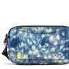 The Snapshot bag Watercolor Blue Printed Leather Shoulder Bag Purse - Image 5