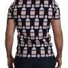 Elegant Black Bacio Di Venere Print Tee - Image 4