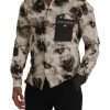 Floral Print Casual Cotton Shirt - Image 5
