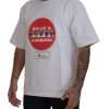 Chic White Cotton Heart Amor T-shirt - Image 2