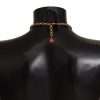 Chic Gold Statement Sicily Fruit Necklace - Image 2