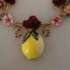 Chic Gold Statement Sicily Fruit Necklace - Image 5