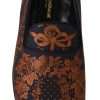 Elegant Floral Slip-On Loafers - Image 6