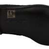 Elegant Jacquard Black Loafers Slide On Flats - Image 7