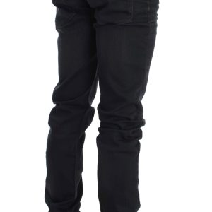 Sleek Gray Slim Fit Men's Premium Denim