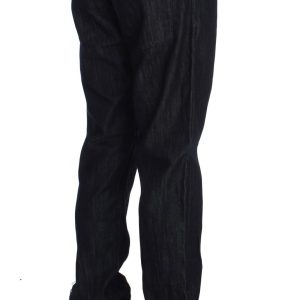 Elegant Straight Fit Blue Mens Jeans