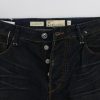 Elegant Straight Fit Dark Blue Jeans - Image 5