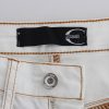 Chic White Slim Fit Denim - Image 6