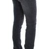 Slim Fit Green Diamond Blue Wash Jeans - Image 4